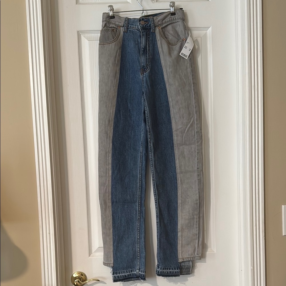 New with tags Urban Outfitters BDG Two-Tone Denim Jeans
